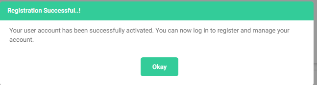 Registration Successful